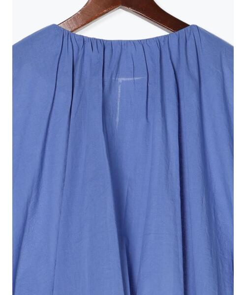 Te chichi（テチチ）の「クレープコットンギャザーブルゾン（ブルゾン・レディース・ブラック/オフホワイト/ブルー・F）」の12枚目の写真