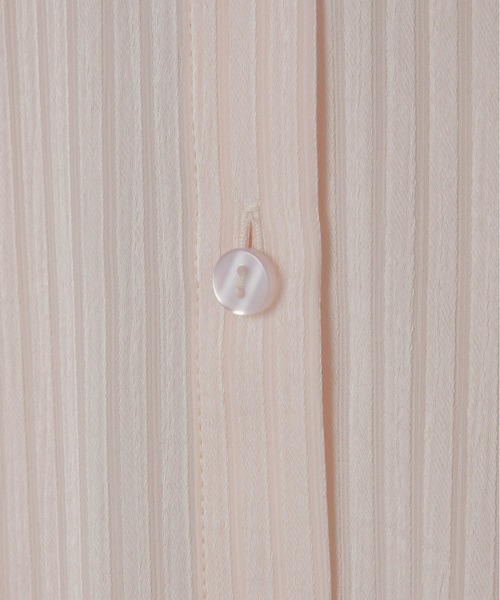 Olu.（オルドット）の「ストライプバルーンビスチェセット（シャツ/ブラウス・レディース・ブルー/ピンクベージュ・FREE）」の6枚目の写真