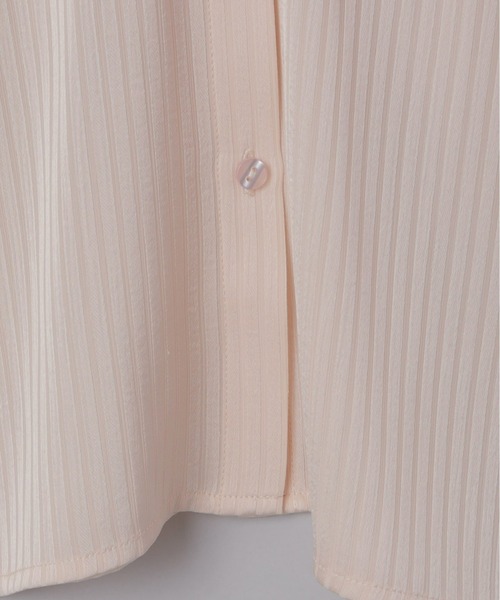 Olu.（オルドット）の「ストライプバルーンビスチェセット（シャツ/ブラウス・レディース・ブルー/ピンクベージュ・FREE）」の12枚目の写真