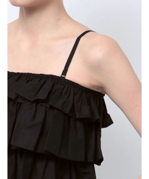 GYDA(ジェイダ)の「ティアードベアトップス(キャミソール・レディース・オフホワイト/ブラック・FREE)」の20枚目の写真
