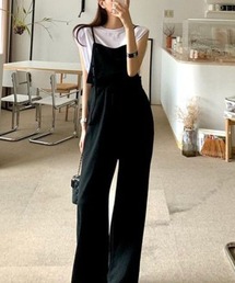 MAISON DE THERESE | ロープウエストワイドパンツサロペット(サロペット/オーバーオール)