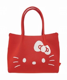 ハローキティ - ハローキティ 赤色 ランチトート サンリオ ハローキティ クラシック ミニトート 座り 帆布 ランチ
