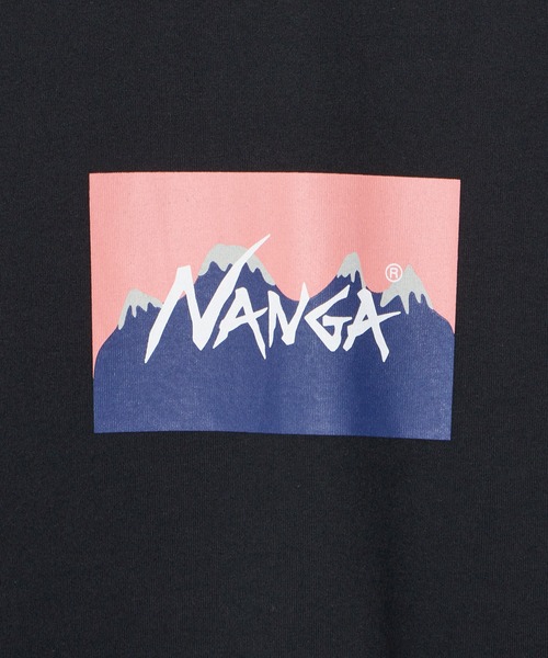 NANGA（ナンガ）の「NANGA/ナンガ×JERRY UKAI/ジェリーウカイ ECO HYBRID NANGA LOGO TEE Tシャツ（Tシャツ/カットソー・メンズ・ブラック/ホワイト・XL/L/M）」の5枚目の写真