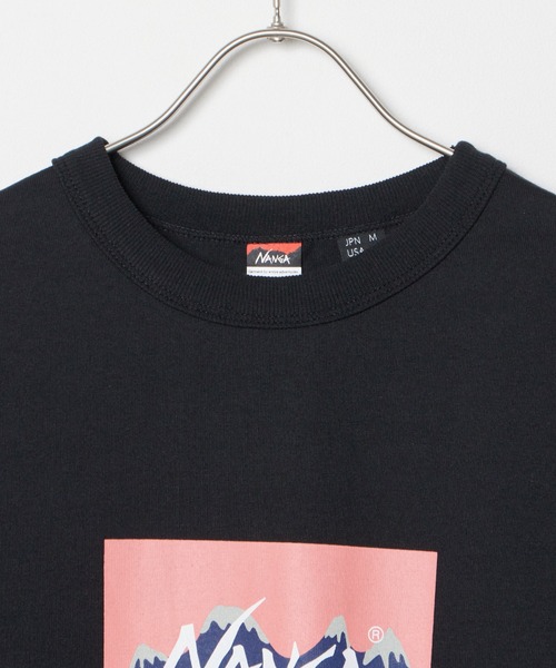 NANGA（ナンガ）の「NANGA/ナンガ×JERRY UKAI/ジェリーウカイ ECO HYBRID NANGA LOGO TEE Tシャツ（Tシャツ/カットソー・メンズ・ブラック/ホワイト・XL/L/M）」の3枚目の写真
