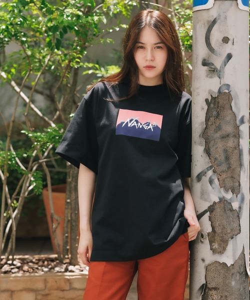 NANGA（ナンガ）の「NANGA/ナンガ×JERRY UKAI/ジェリーウカイ ECO HYBRID NANGA LOGO TEE Tシャツ（Tシャツ/カットソー・メンズ・ブラック/ホワイト・XL/L/M）」の14枚目の写真