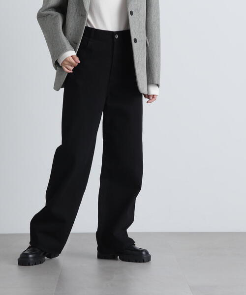 N.(N. Natural Beauty Basic)(エヌエヌナチュラルビューティーベーシック)の「◆ワイドストレートデニムパンツ(デニムパンツ・レディース・グレー/ブラック・SMALL/MEDIUM)」の11枚目の写真