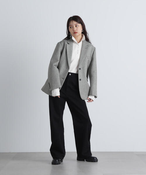 N.(N. Natural Beauty Basic)(エヌエヌナチュラルビューティーベーシック)の「◆ワイドストレートデニムパンツ(デニムパンツ・レディース・グレー/ブラック・SMALL/MEDIUM)」の10枚目の写真