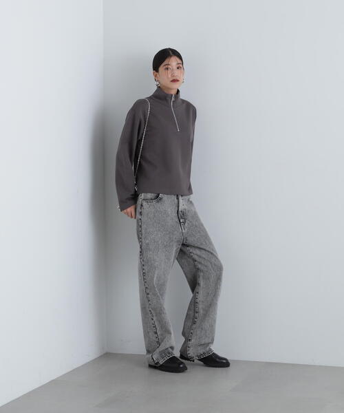 N.(N. Natural Beauty Basic)(エヌエヌナチュラルビューティーベーシック)の「◆ワイドストレートデニムパンツ(デニムパンツ・レディース・グレー/ブラック・SMALL/MEDIUM)」の22枚目の写真