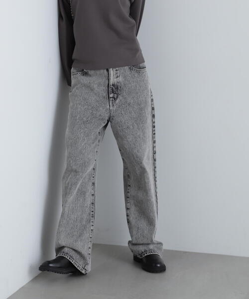 N.(N. Natural Beauty Basic)(エヌエヌナチュラルビューティーベーシック)の「◆ワイドストレートデニムパンツ(デニムパンツ・レディース・グレー/ブラック・SMALL/MEDIUM)」の19枚目の写真