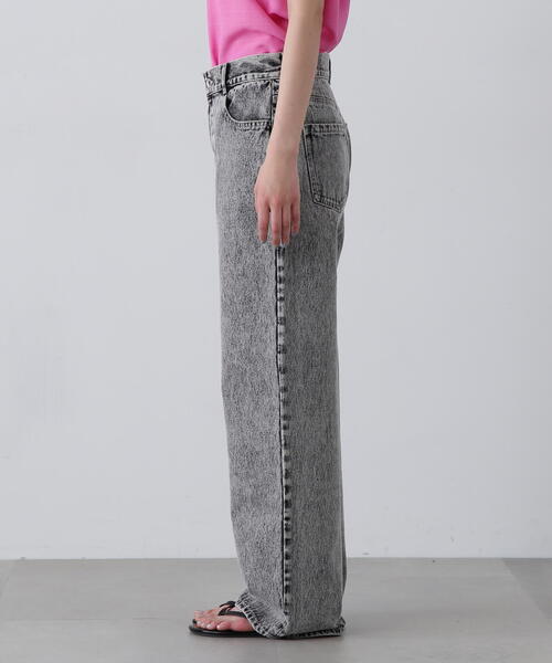 N.(N. Natural Beauty Basic)(エヌエヌナチュラルビューティーベーシック)の「◆ワイドストレートデニムパンツ(デニムパンツ・レディース・グレー/ブラック・SMALL/MEDIUM)」の6枚目の写真
