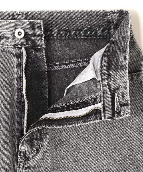 N.(N. Natural Beauty Basic)(エヌエヌナチュラルビューティーベーシック)の「◆ワイドストレートデニムパンツ(デニムパンツ・レディース・グレー/ブラック・SMALL/MEDIUM)」の5枚目の写真
