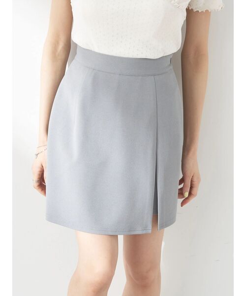 earth music&ecology（アースミュージックアンドエコロジー）の「ミニスカパン（その他パンツ・レディース・ブラック/グレー/オフホワイト・S/M）」の6枚目の写真