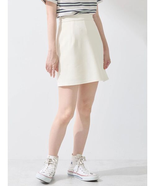 earth music&ecology（アースミュージックアンドエコロジー）の「ミニスカパン（その他パンツ・レディース・ブラック/グレー/オフホワイト・S/M）」の10枚目の写真