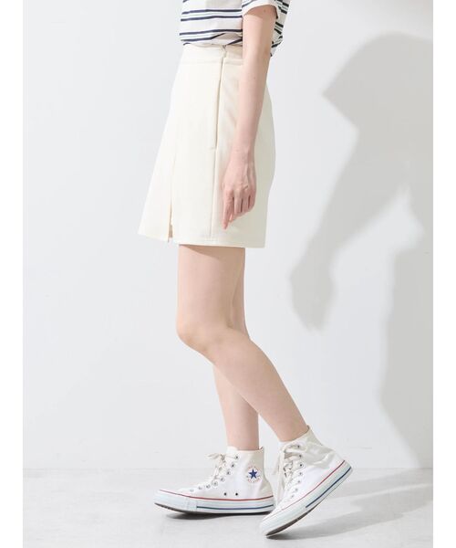 earth music&ecology（アースミュージックアンドエコロジー）の「ミニスカパン（その他パンツ・レディース・ブラック/グレー/オフホワイト・S/M）」の11枚目の写真