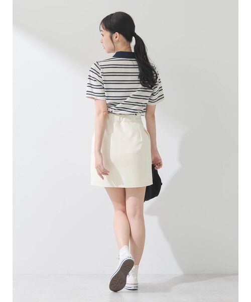 earth music&ecology（アースミュージックアンドエコロジー）の「ミニスカパン（その他パンツ・レディース・ブラック/グレー/オフホワイト・S/M）」の15枚目の写真