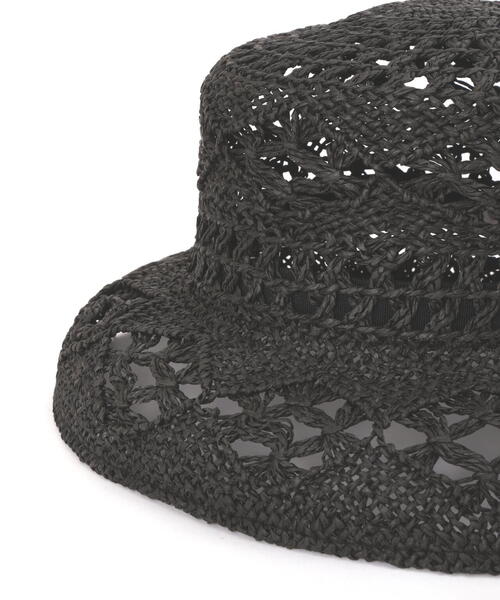 EDIT COLOGNE（エディットコロン）の「カサブランカハット（ハット・レディース・ブラック/ベージュ・ﾌﾘ-）」の4枚目の写真