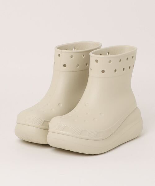 Scrap Book(スクラップブック)の「【CROCS】CRUSH BOOT(ブーツ・レディース・ブラック/ベージュ・25cm/24cm/23cm)」の1枚目の写真