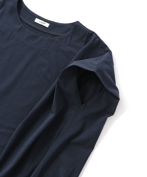 studio CLIP(スタディオクリップ)の「さらさらひんやりAラインプルオーバー(Tシャツ/カットソー・レディース・サンドグレー/スモーク/ピンク/ネイビー・FREE)」の22枚目の写真