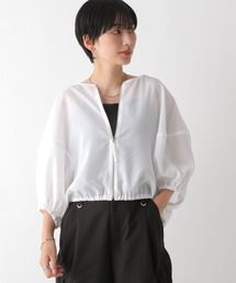 ZIPコンパクトブラウス 116421