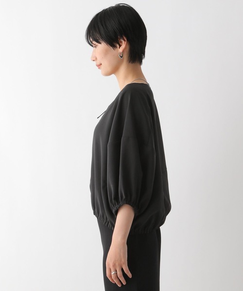 LEPSIM(レプシィム)の「ZIPコンパクトブラウス 116421(シャツ/ブラウス・レディース・ライム/ブラック/オフホワイト・FREE)」の20枚目の写真