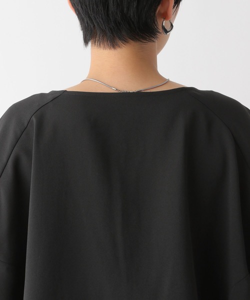 LEPSIM(レプシィム)の「ZIPコンパクトブラウス 116421(シャツ/ブラウス・レディース・ライム/ブラック/オフホワイト・FREE)」の14枚目の写真