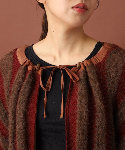 muller of yoshiokubo(ミュラーオブヨシオクボ)の「muller of yoshiokubo(ミュラーオブヨシオクボ)LATTICE MOHAIR BLOUSON ニット(ニット/セーター・レディース・ブラウン系・00)」の17枚目の写真
