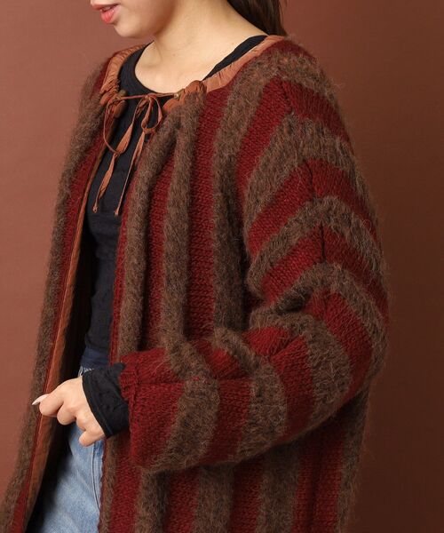 muller of yoshiokubo(ミュラーオブヨシオクボ)の「muller of yoshiokubo(ミュラーオブヨシオクボ)LATTICE MOHAIR BLOUSON ニット(ニット/セーター・レディース・ブラウン系・00)」の19枚目の写真