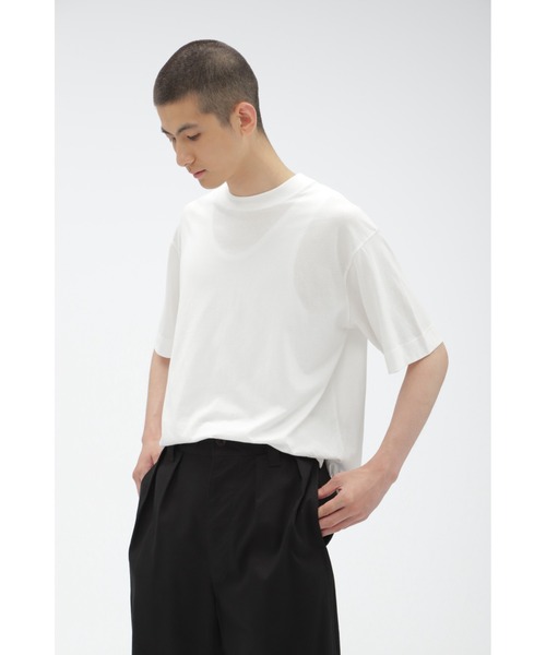 MHL.(エムエイチエル)の「FINE COTTON JERSEY(Tシャツ/カットソー・メンズ・ホワイト/グレー/ダークグリーン/イエロー・MEDIUM/LARGE)」の2枚目の写真