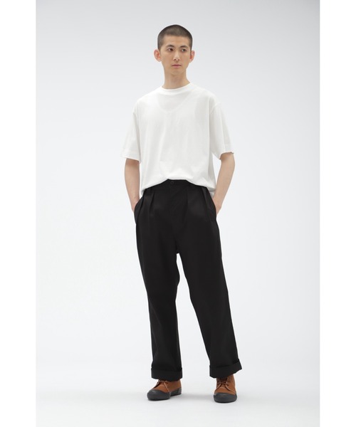 MHL.(エムエイチエル)の「FINE COTTON JERSEY(Tシャツ/カットソー・メンズ・ホワイト/グレー/ダークグリーン/イエロー・MEDIUM/LARGE)」の5枚目の写真