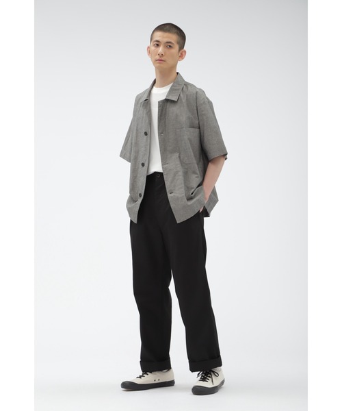 MHL.(エムエイチエル)の「FINE COTTON JERSEY(Tシャツ/カットソー・メンズ・ホワイト/グレー/ダークグリーン/イエロー・MEDIUM/LARGE)」の8枚目の写真