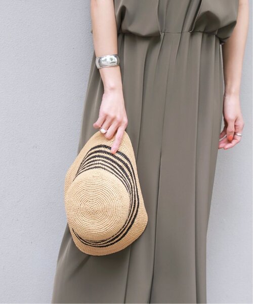 MAISON N.H PARIS ベージュ ストローハット セール】《追加2》MAISON N.H PARIS (メゾン エヌ アッシュ パリ