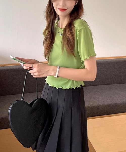 シースルー袖 半袖Tシャツ サイズ40 楽天市場】シースルー（長さ（袖）半袖）（Tシャツ・カットソー