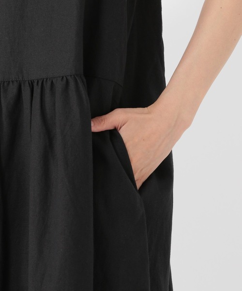 セール】3WAYノースリーブコットンリネンワンピース[プラスサイズあり