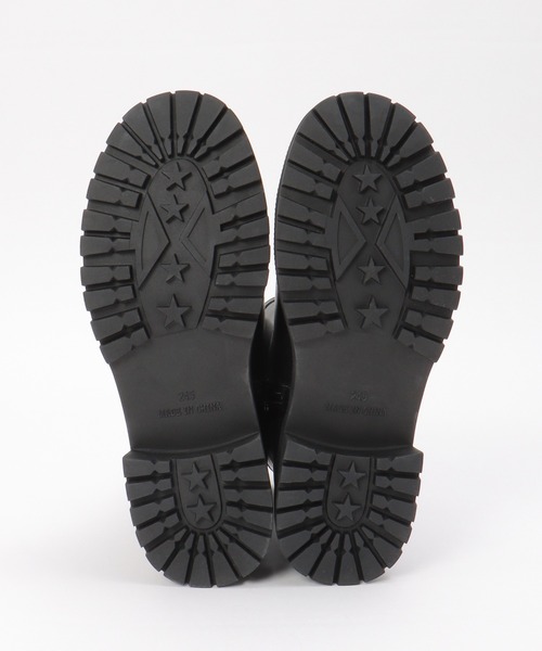 ikka(イッカ)の「エンジニアブーツ(ブーツ・レディース・ブラック/オートミール・M/L)」の13枚目の写真