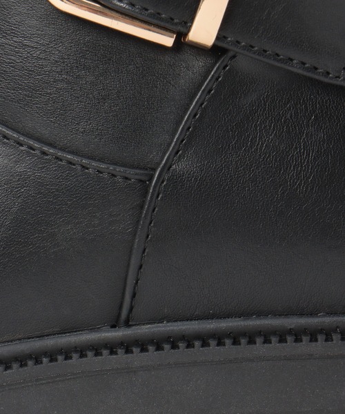 ikka(イッカ)の「エンジニアブーツ(ブーツ・レディース・ブラック/オートミール・M/L)」の11枚目の写真