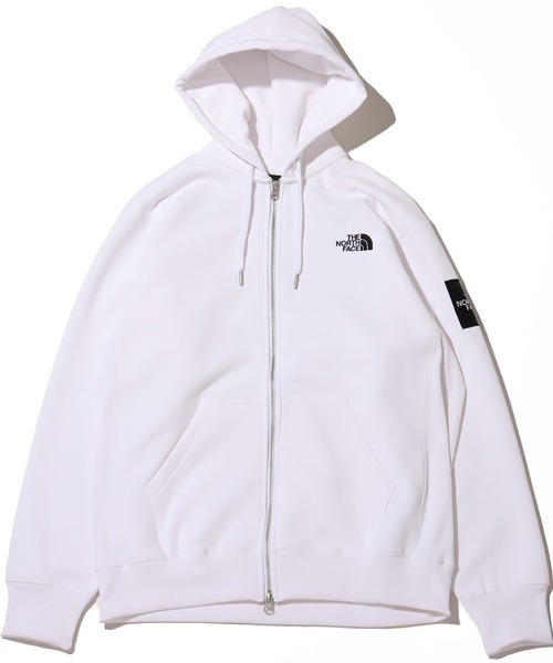 THE NORTH FACE（ザノースフェイス）の「THE NORTH FACE Square Logo Full Zip / ザ・ノース・フェイス スクエア ロゴ フル ジップ（パーカー・メンズ・ネイビー/ベージュ/グレー/ブラック/ホワイト・M/XXL/XL/L/S）」の2枚目の写真