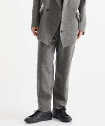 【sulvam / サルバム】HERRINGBONE SIDE LINE PANTS