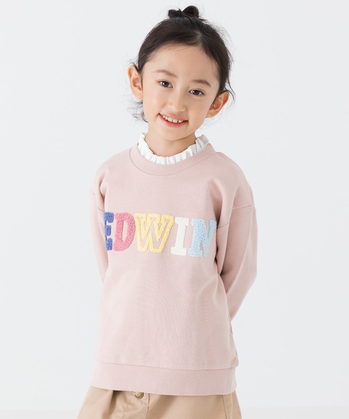 EDWIN(エドウィン)の「EDWIN / エドウィン 裏毛ロゴ トレーナー(スウェット・キッズ・B/C/D/E/F/A・100cm/110cm/120cm/130cm)」の2枚目の写真