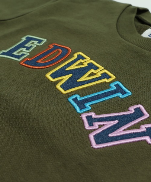 EDWIN(エドウィン)の「EDWIN / エドウィン 裏毛ロゴ トレーナー(スウェット・キッズ・B/C/D/E/F/A・100cm/110cm/120cm/130cm)」の13枚目の写真