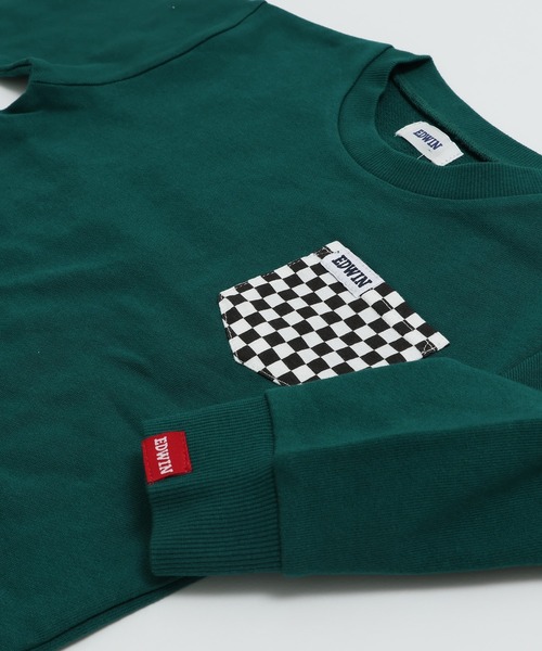 EDWIN(エドウィン)の「EDWIN / エドウィン 裏毛ロゴ トレーナー(スウェット・キッズ・B/C/D/E/F/A・100cm/110cm/120cm/130cm)」の10枚目の写真