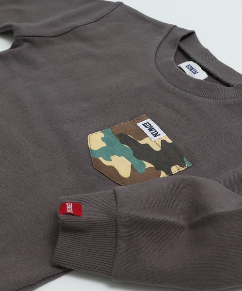 EDWIN(エドウィン)の「EDWIN / エドウィン 裏毛ロゴ トレーナー(スウェット・キッズ・B/C/D/E/F/A・100cm/110cm/120cm/130cm)」の9枚目の写真