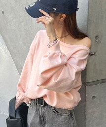 色んな着こなしが楽しめるワクワク感!スウェットライクショート丈トップス / 3way