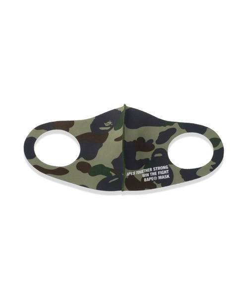 A BATHING APE（エイプ）1ST CAMO SHARK MASK マスク イエロー A Bathing Ape Bape 1st Camo Shark Face Mask Yellow/Black