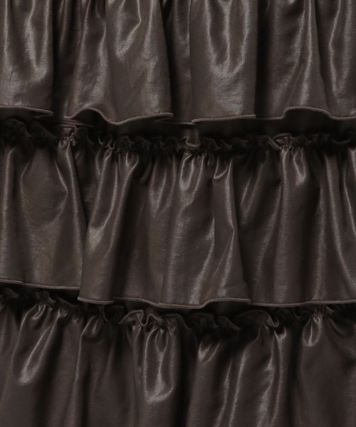 niko and...（ニコアンド）の「2WAYレザーライクフリルスカート（スカート・レディース・ダークブラウン/ブラック・FREE）」の18枚目の写真