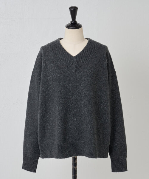 BEARDSLEY プルオーバー ブラック ビアズリー BEARDSLEY カラミプルオーバー （black