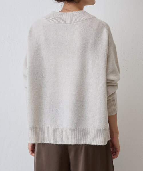 Vネックラメプルオーバー（ニット/セーター）｜BEARDSLEY