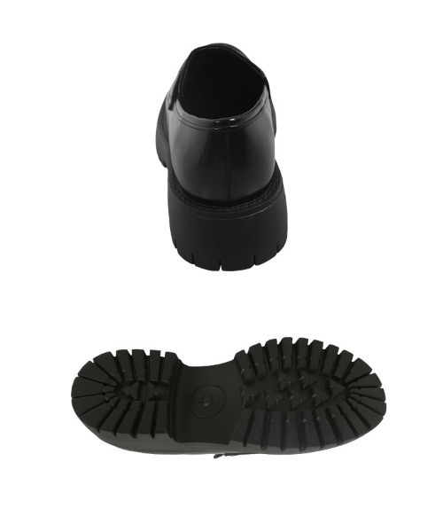 KOBE LETTUCE（コウベレタス）の「コインローファー（ローファー・レディース・ブラック/ブラック×ホワイト/ブラウン・L/LL/M/S）」の5枚目の写真