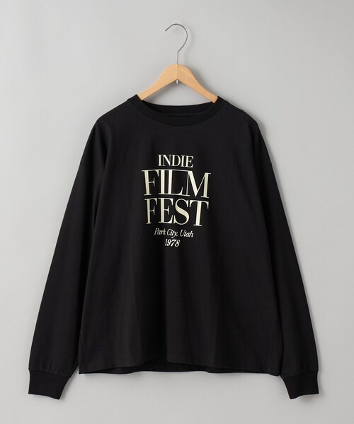 coen(コーエン)の「【WELLTECT】天竺ロゴプリントロングスリーブTシャツ(Tシャツ/カットソー・レディース・ダークグレー/オフホワイト/ブラック・L/M)」の2枚目の写真