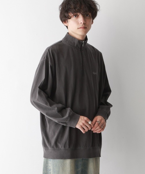 セール】【SIGNAL SPORTS】ヴィンテージライク/ピグメントハーフジップ