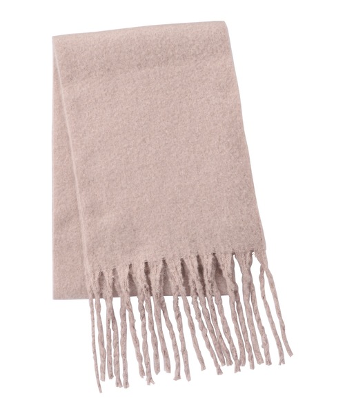 estaa（エスタ）の「【WEB限定】12色展開 洗える フリンジ ボリュームマフラー（マフラー・レディース・ライトグレー/ベージュ/ピンク/グリーン/オフホワイト/ミント/ネイビー/ダークブルー/ブルー系その他/ベビーピンク/ライトピンク/ブルー系その他2・FREE）」の14枚目の写真